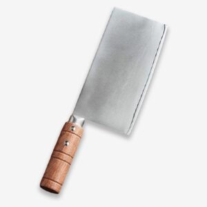 YM3L 7 Inch Cleaver Knife, 3 Layers 440C Composite Steel Having