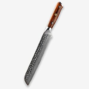 Dskk Blade Bravo Series 8 Inch Damascus Steel Bread Knife